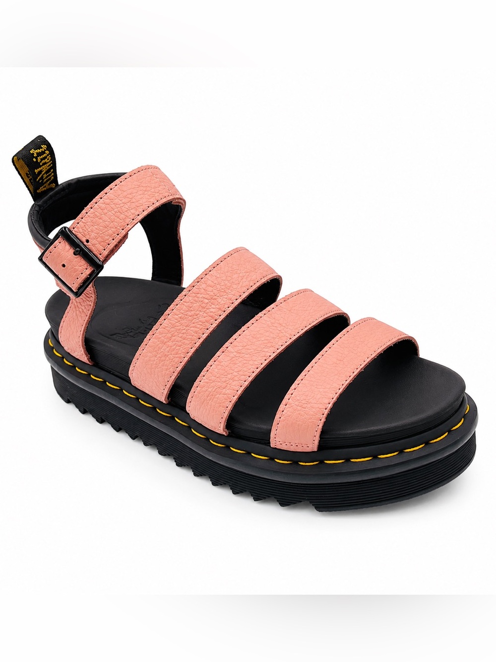 Dr. Martens sandals Blaire Pisa Leather Platform Sandals pink Women Size 10